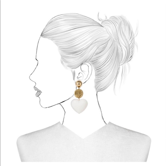 BaubleBar Jewelry - Heart drop earrings